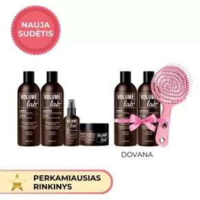 PAVASARIO PASIŪLYMAS! Ypatingai intensyvus ir koncentruotas rinkinys plaukams + DOVANA: papildomas rinkinys + šukos!